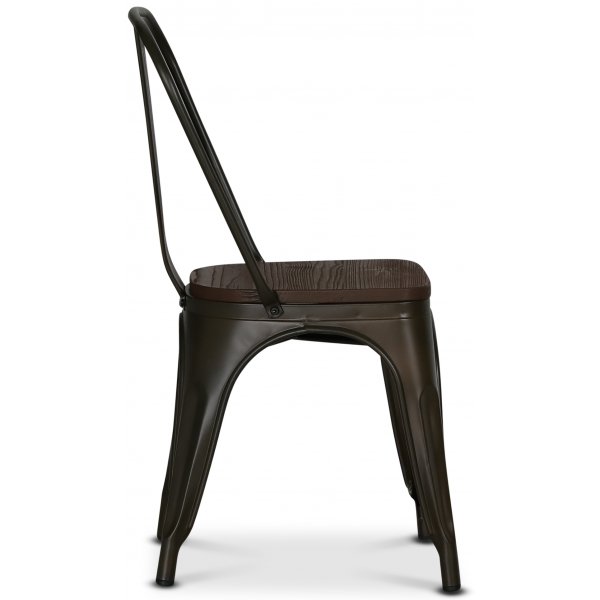 Spisestol industry - Grafitt/tre