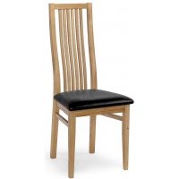 Torkelson Allegro spisestol med lærsete - Solid oljet eik natur Torkelson Allegro spisestol med lærsete - Solid oljet eik natur