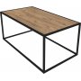 Coruna salongbord Eik/svart - 90 x 50 cm