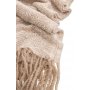 Lyng pledd, 130x170 cm - Beige/hvit