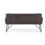 Gerda XL sofa - Mrk gr/svart