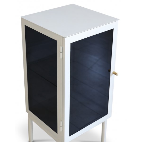 Revel nattbordskap - Messing/hvit Revel nattbordskap - Messing/hvit