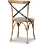 Holmen vintage stol - Eik/metall