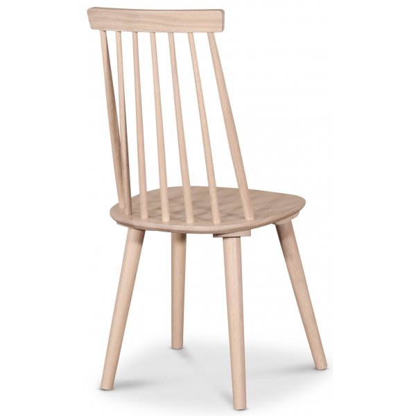 Dalsland kurvstol - Hvitvasket + Tekstilrens for mbler