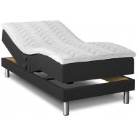 Comfort justerbar seng (svart) - Valgfri bredde Comfort justerbar seng (svart) - Valgfri bredde