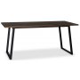Edge 3.0 Spisebord 140x90 - Brunfarget sildbein