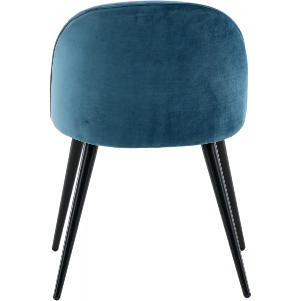 Alice spisestol - Blå/svart Alice spisestol - Blå/svart