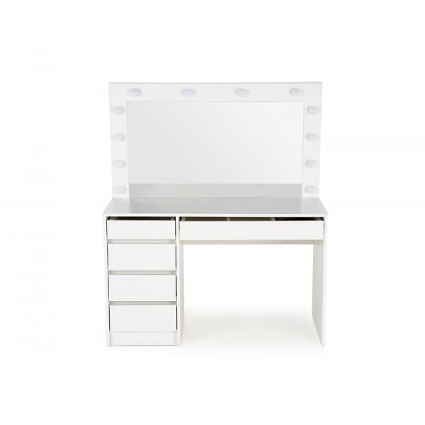 Fasadas sminkebord med speil og belysning