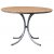 Mllan rundt utebord i teak 110 cm