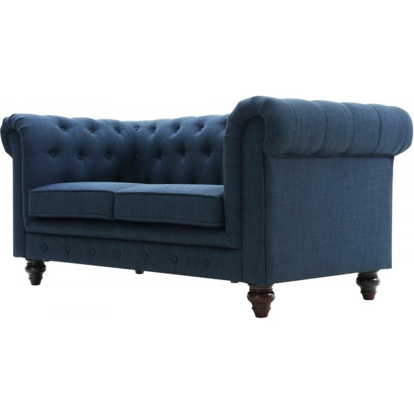 Herron 2-seters chesterfield-sofa - Bl