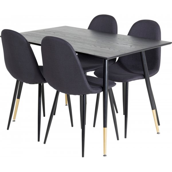 Slope spisebord, 120 cm - Svart