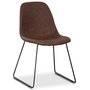 Atlantic sled stol - Brun vintage PU