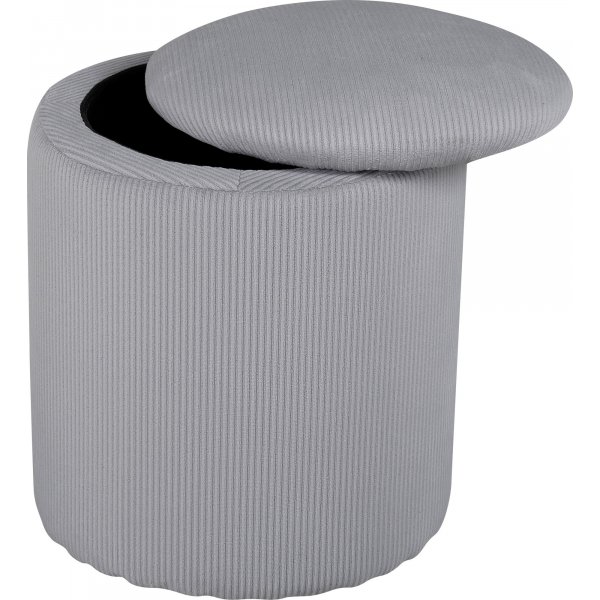 Lotten sittepuff - Gr� kordfl�yel