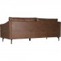 Harpan 3-seter sofa - Brun kolr + Tekstilrens for mbler