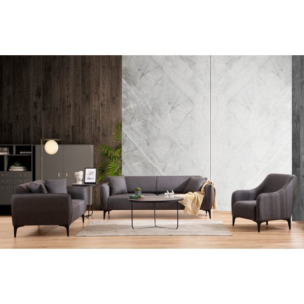 Belissimo 2-seters sofa - M�rkegr�
