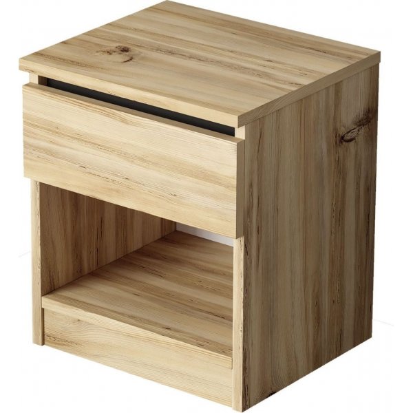 Luvio nattbord 26 - Eik/svart