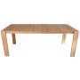 Utegruppe: 6 stoler og spisebord 210 x 90 cm teak - Salt