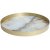 Marmor rundt serveringsbrett - Lys marmor