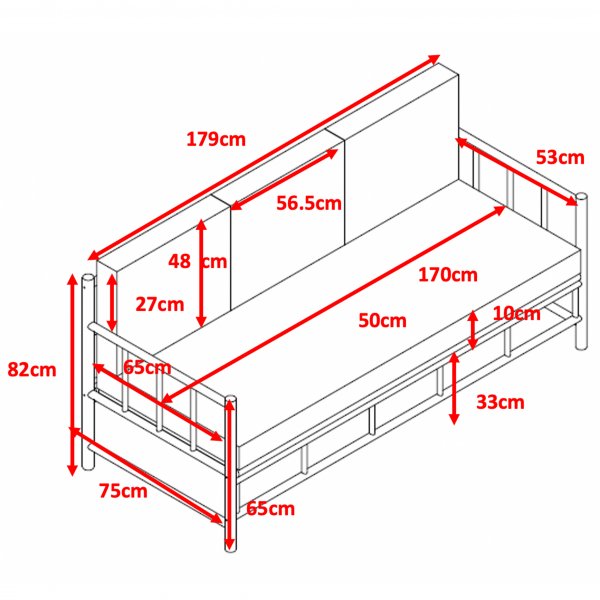 Lovn salongsett i bambus