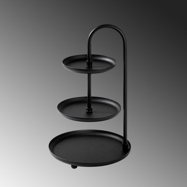 Dekorativ tallerken svart - Kalki Dekorativ tallerken svart - Kalki