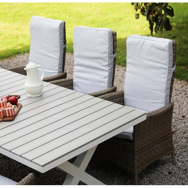 Spisegruppe Milano - Bord & 6 stoler