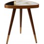 Liny sidebord, trekant - Flerfarget