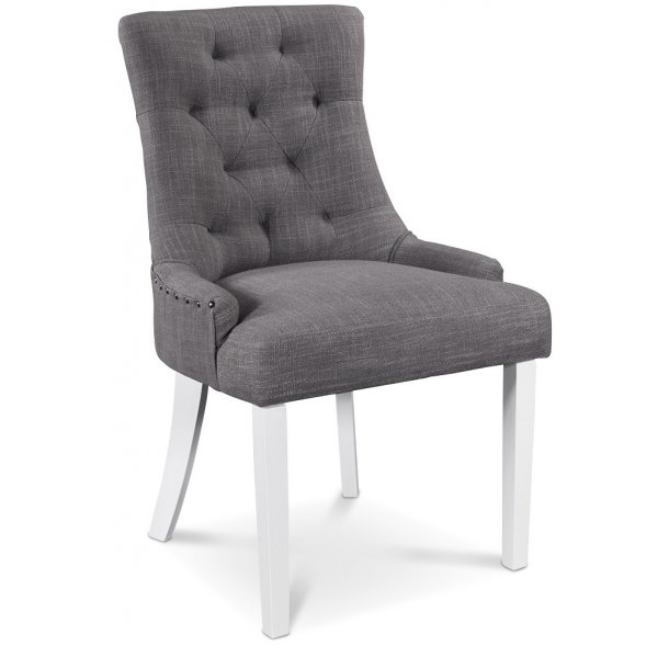 New England spisegruppe inkludert 4 stk Tuva spisestoler i grått stoff + 4.00 x Stolpute New England spisegruppe inkludert 4 stk Tuva spisestoler i grått stoff + 4.00 x Stolpute