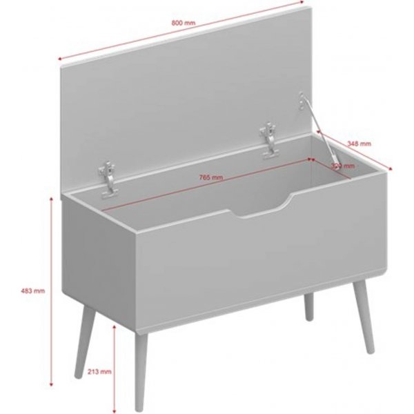 Gaia Oppbevaringsboks - Mintgrønn Gaia Oppbevaringsboks - Mintgrønn