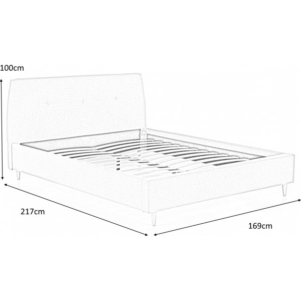 Harrison sengeramme - Grå Harrison sengeramme - Grå