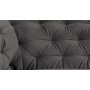 Felicia 3-seters sofa - Mrkegr (Flyel)