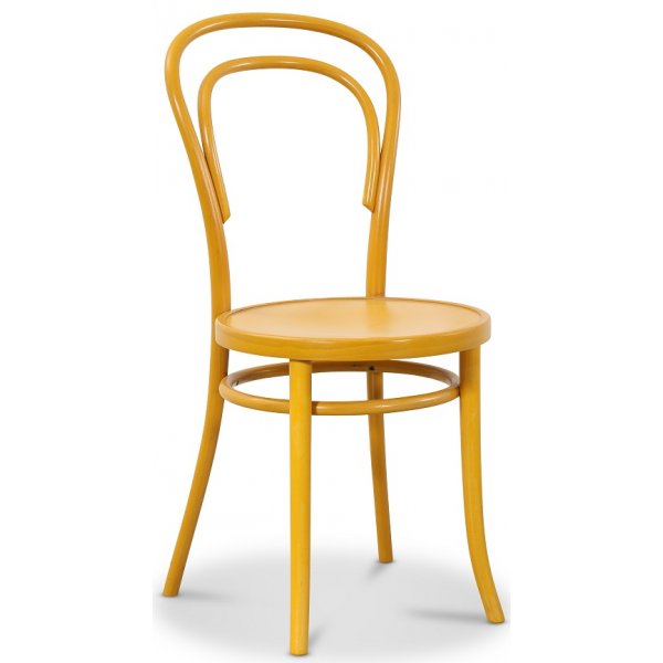 Bentwood Stol No14 Klassiker - Gul beiset