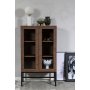 Carl vitrineskap (Highboard) - Brunbeiset eik