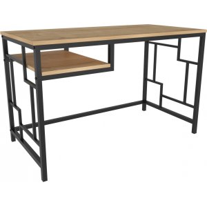 Kennesaw skrivebord 120 x 60 cm - Sort/eik