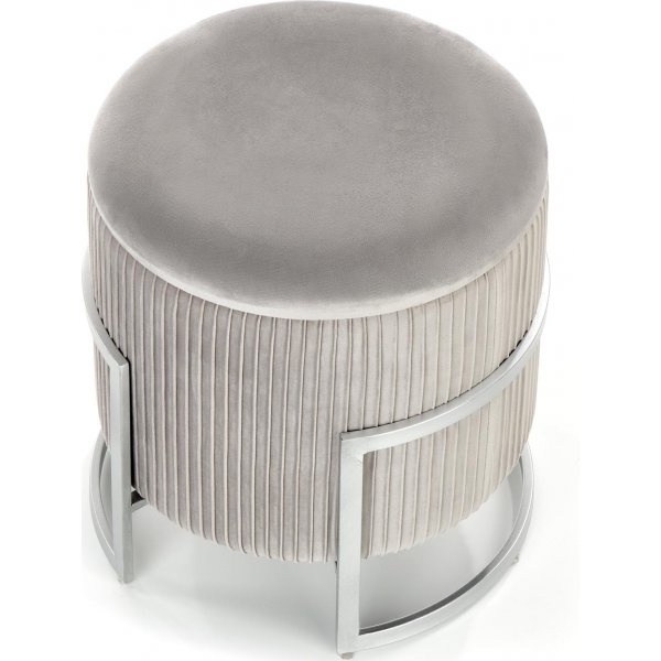 Jiminy sittepuff - Grå + Flekkfjerner for møbler Jiminy sittepuff - Grå + Flekkfjerner for møbler