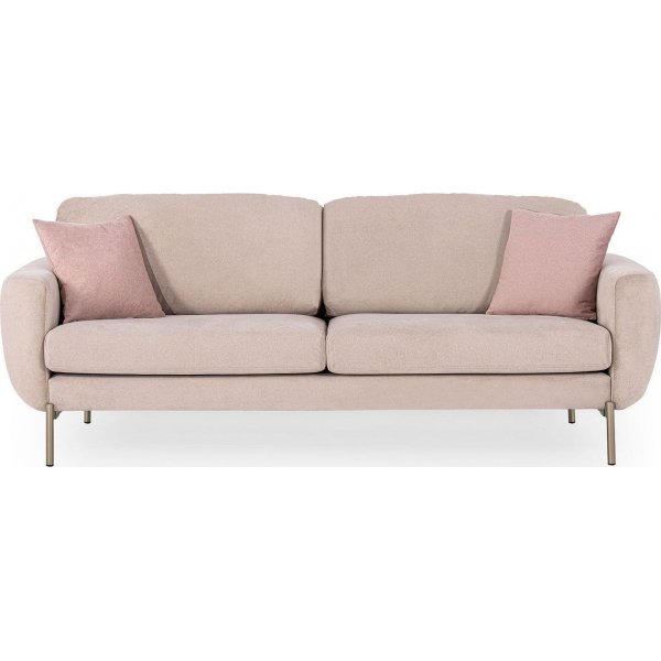Mint 3-seters sofa - Pudderrosa