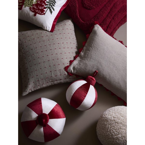 Ball pyntepute 28 cm - Rød Ball pyntepute 28 cm - Rød