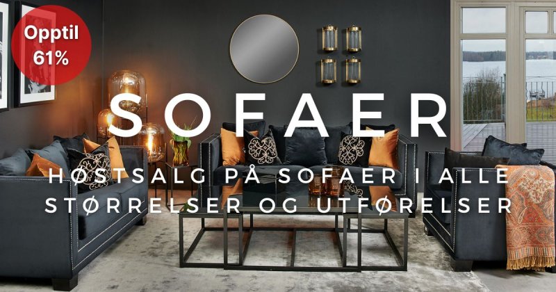 Høstsalg - Sofaer