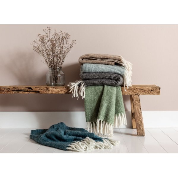 Pledd morgan - Grå Pledd morgan - Grå