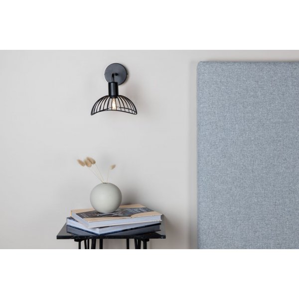 Netthult vegglampe - svart Netthult vegglampe - svart