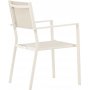 Spisegruppe; 6 stoler og spisebord 205 x 90 cm beige - Copacabana
