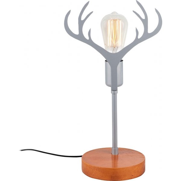 Antler bordlampe - Valntt/slv