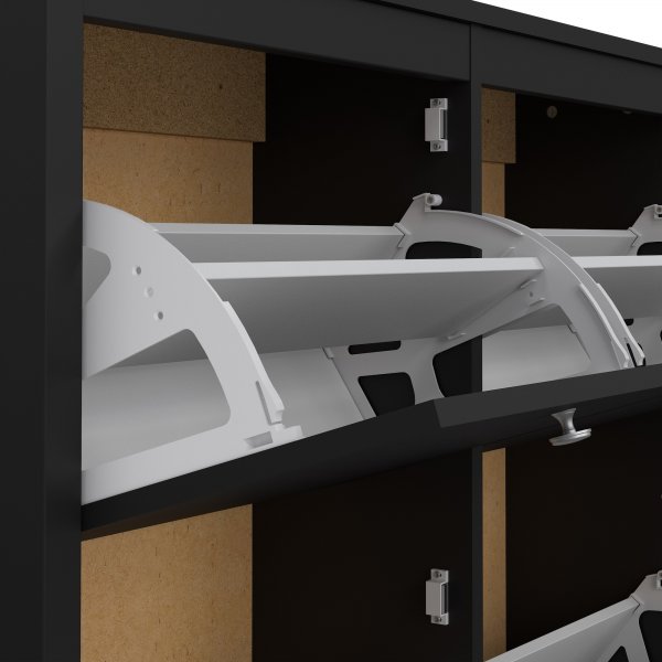 Madrid skoskap - Svart Madrid skoskap - Svart