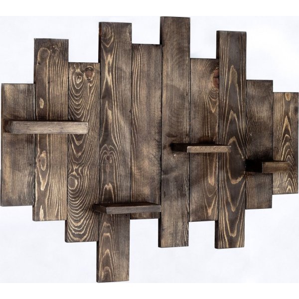 Rafa vegghylle 84 - Mørk eik Rafa vegghylle 84 - Mørk eik