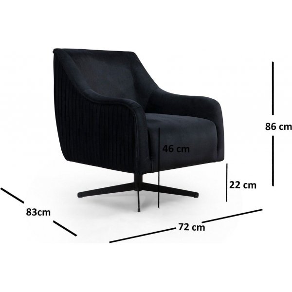 London lenestol - Svart London lenestol - Svart