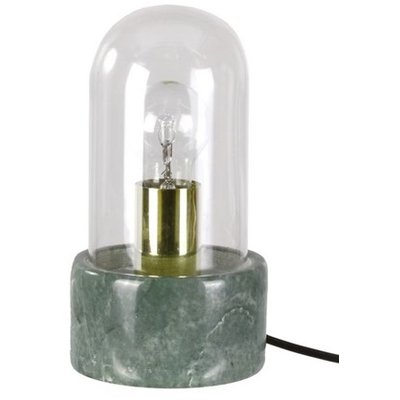 Bordlampe Stenhaga - Grnn marmor / Messing