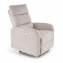 Lys beige elektrisk lenestol