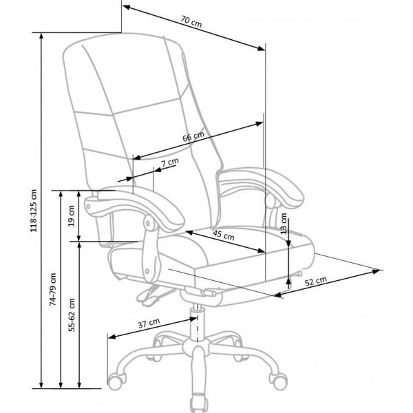 Turid kontorstol - Svart Turid kontorstol - Svart