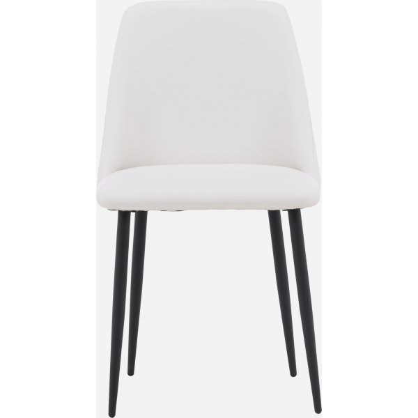 Natt spisestuestol - Hvit PU Natt spisestuestol - Hvit PU