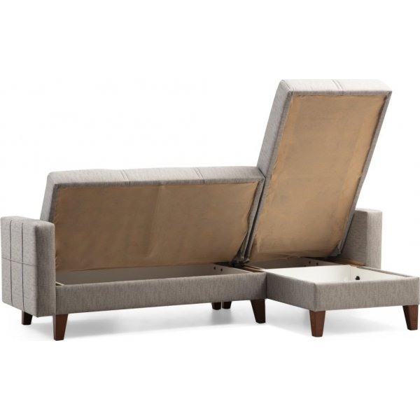 Polya sovesofa - Lys grå Polya sovesofa - Lys grå