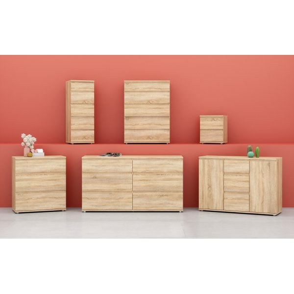 Nova kommode med 3 skuffer - Eik Nova kommode med 3 skuffer - Eik